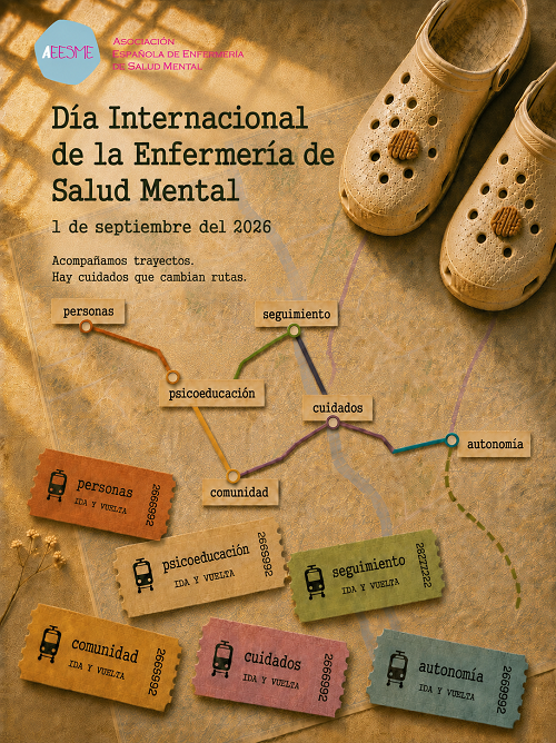 Cartel Día Internacional de la Enfermería de Salud Mental 2026 - Esther Pérez Varas